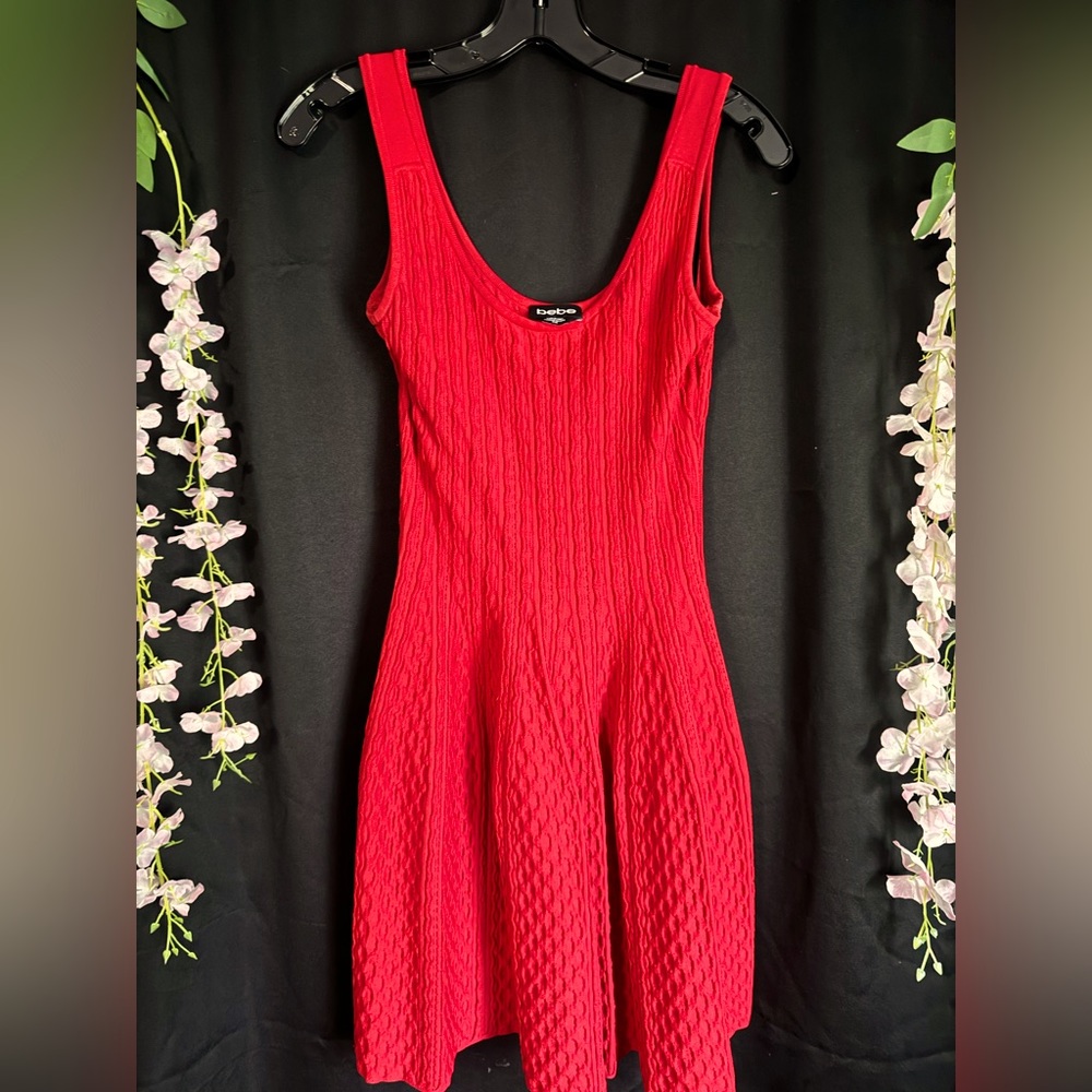 Bebe Red Mini Dress